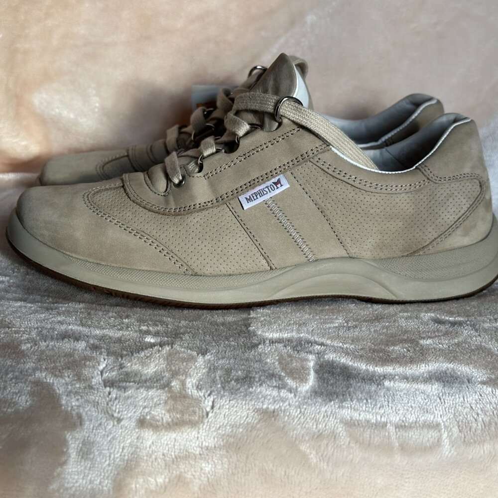 Mephisto Runoff Air-Jet Leather Comfort Walking Soft Sneakers Women's 6.5 EU 4